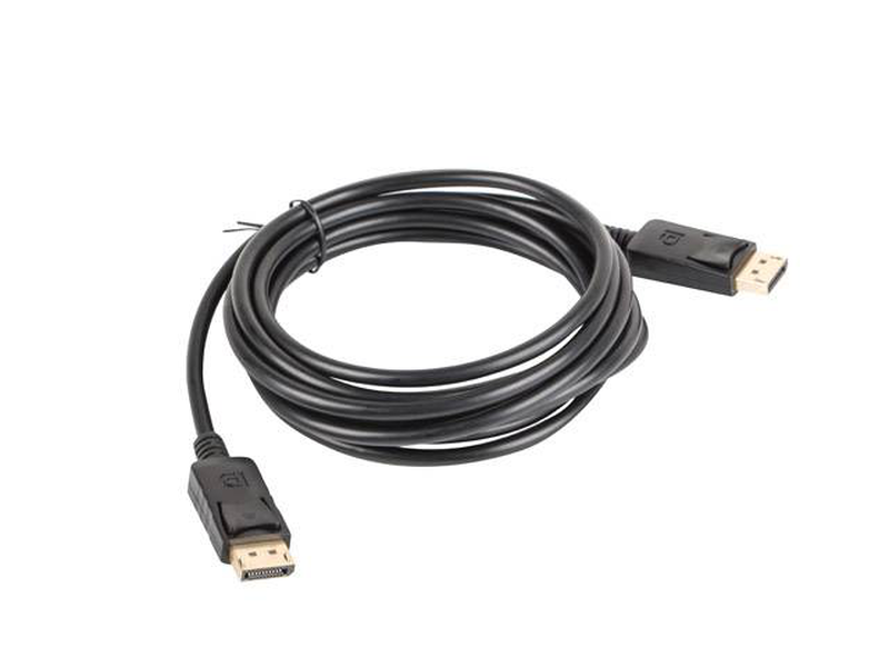 Lanberg ca-dpdp-10cc-0030-bk / 3 m / displayport / displayport / male / male / 3840 x 2160 pixels / cable / digital/display/video / 3 m / 19-pole, , medium-null