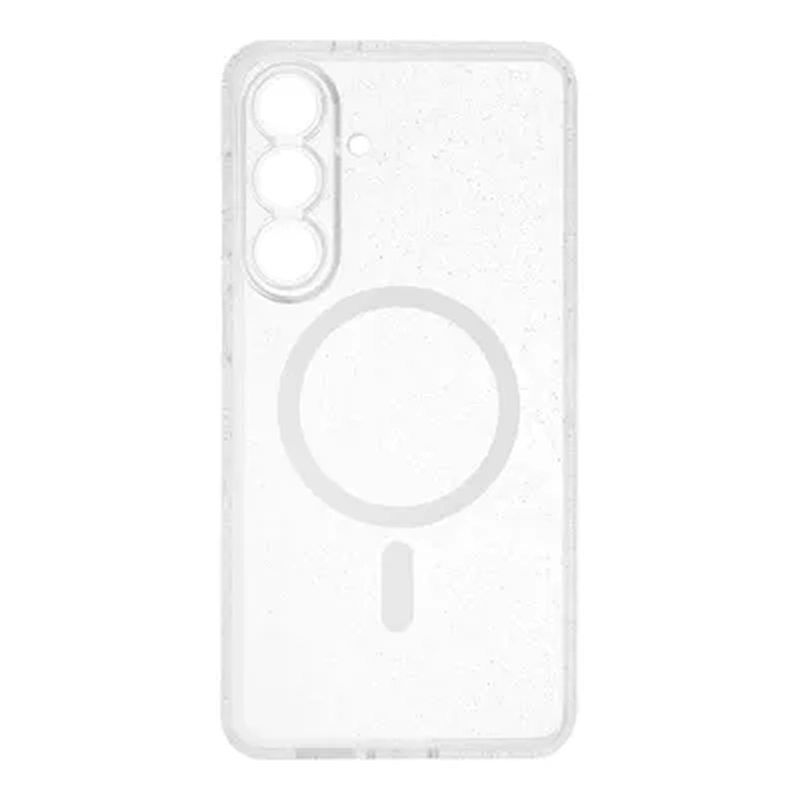 Samsung s26 plus clear mag cover (str / camera protection) MagSafe compatible transparent glitter case, , medium-null