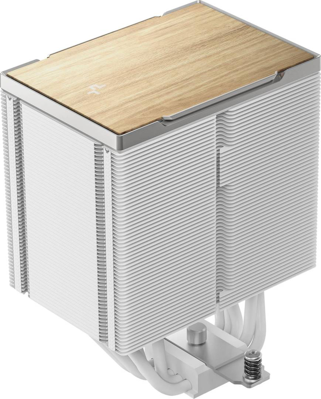 Deepcool ak500 g2 white r-ak500g2-whnnmn-gjd single-tower CPU cooler 5 heatpipes 120mm pwm fan wood-grain intel AMD-null