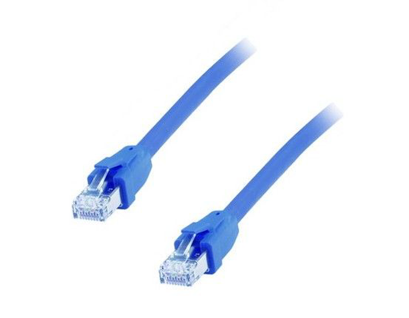 Equip / patch cable / cat 8.1 s/ftp patch cable, lsoh, blue, 3.0m-null