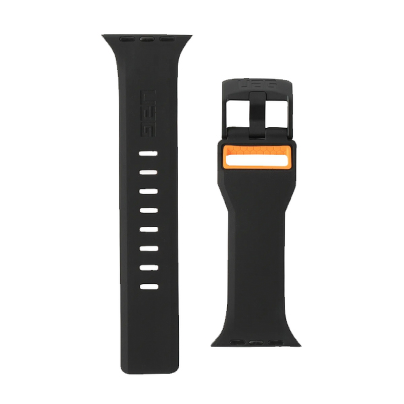 Product image: Λουράκι για apple watch 42/44/45/49mm – uag civilian black / orange, , medium-null