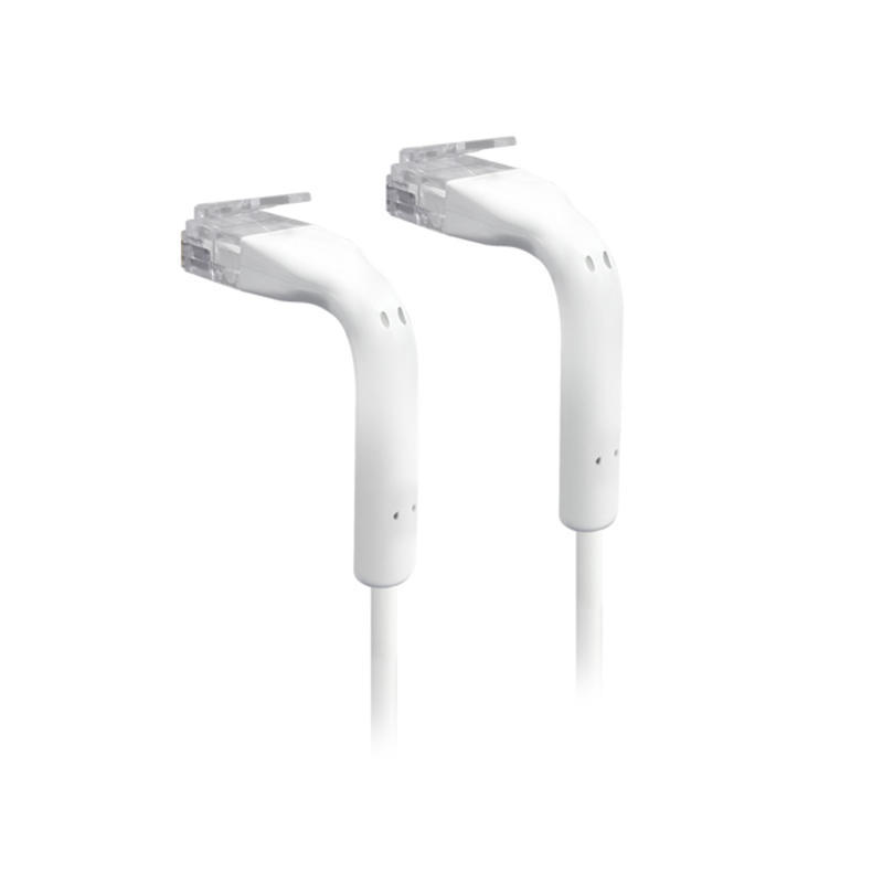 Ubiquiti u-cable-patch-0.3m-rj45 unifi cat6 patch cable 0.3m ultra-thin bendable rj45 white-null