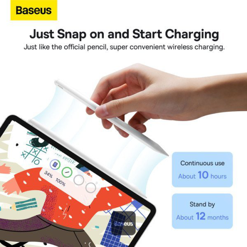 Baseus it stylus active smooth writing 2 series dual charging, , medium-null