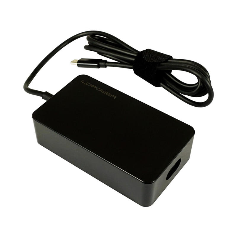 Lc-power lc-nb-pro-65-c 65w USB-c pd notebook charger 5-20v up to 3.25a with 1.2m cable black-null