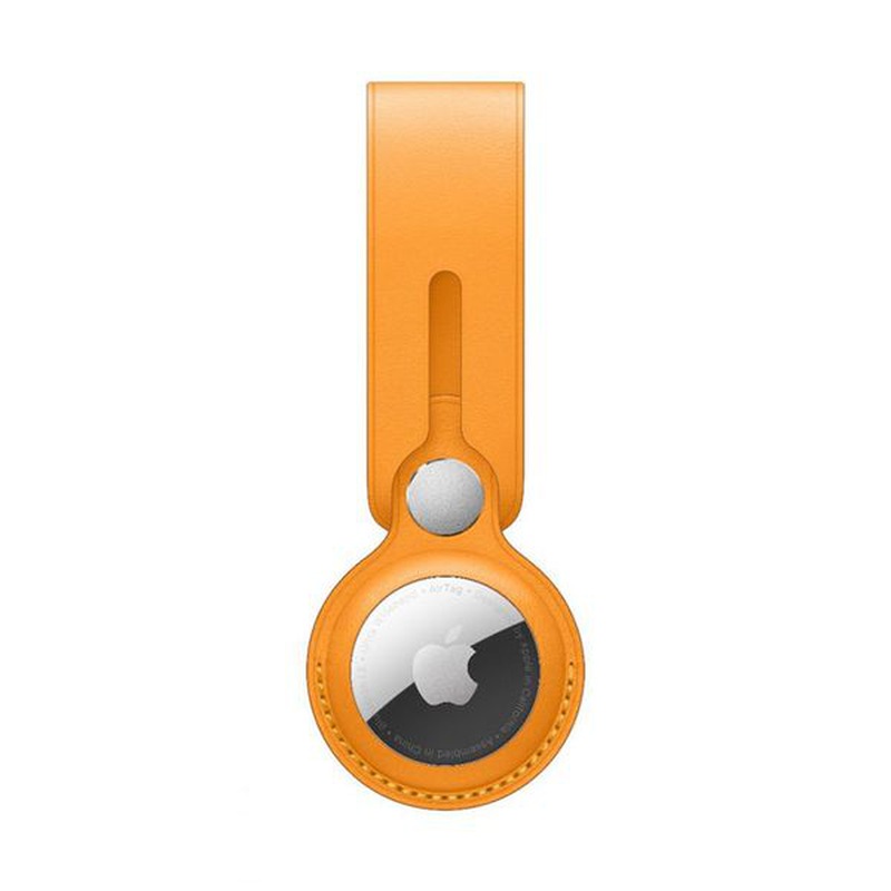 Airtag leather loop california poppy, , medium-null