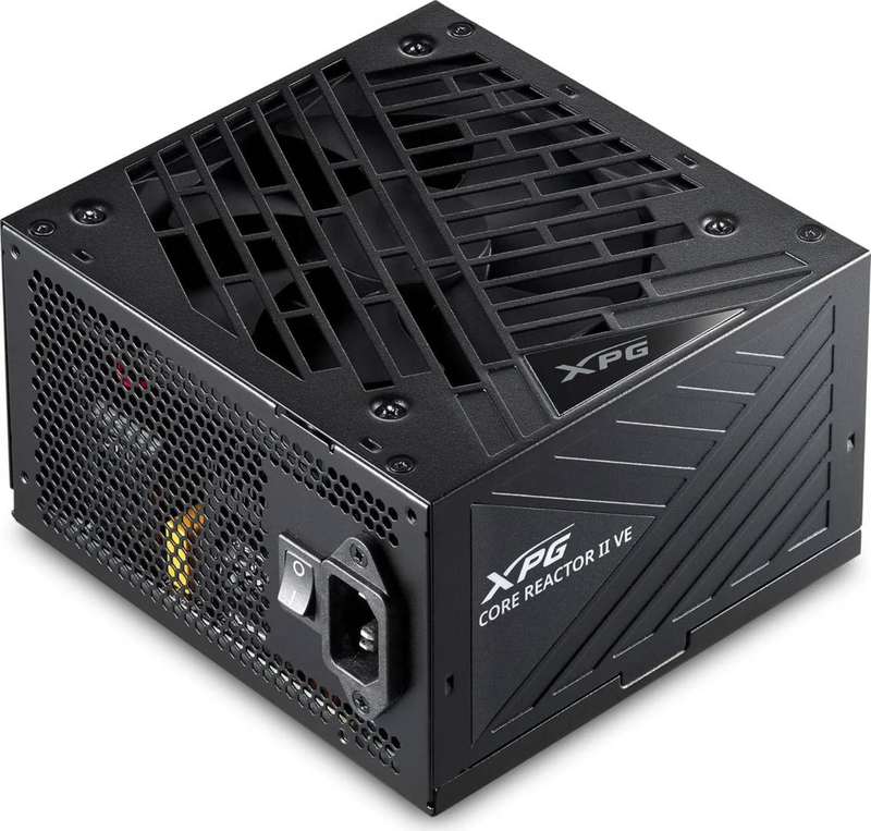 Xpg core reactor II ve 850w atx 3.1 psu 80+ gold cybenetics fully modular pcie 5.0 12v-2x6 black-null