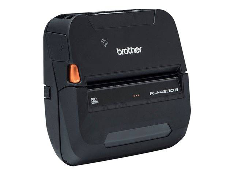 Brother ruggedjet rj-4230b 4-inch mobile printer | 203 dpi | USB | bluetooth, , medium-null