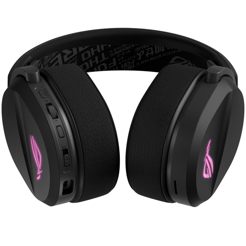 Asus rog pelta tri-mode wireless gaming headset 90yh0410-bhua00 50mm titanium speednova 70h aura rgb black-null