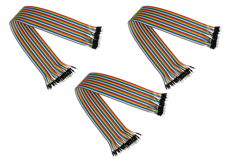 Kabelmeister 40-pin jumper wire male-to-male 0.2m separable arduino raspberry pi 3-pack, , medium-null