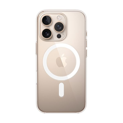 iPhone 16 pro clear case with MagSafe, Transparent, medium