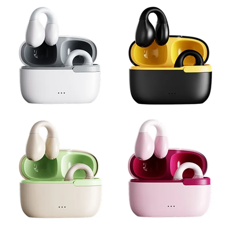 Remax cozybuds-w11 clip-on true wireless earphones bluetooth black, , medium-null