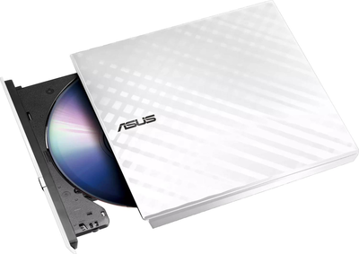 Asus sdrw-08d2s-u lite external slim 8x dvd&plusmn;rw writer USB 2.0 m-disc white, , medium
