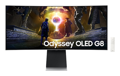 Samsung ls34dg850suxdu 34" &omicron;&theta;ό&nu;&eta; OLED curved 175hz uwqhd 3440x1440, White, medium