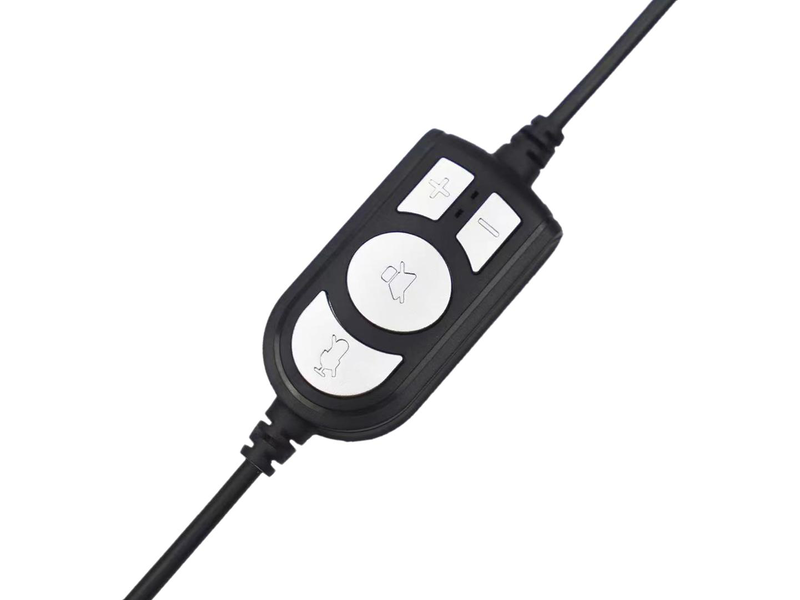 Conceptronic stereo USB-a headset noise reduction microphone-null