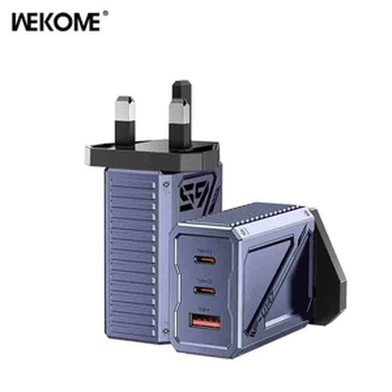 Wp-u147 fast charger 65w mecha styling USB-c uk tarnish wk, , medium-null