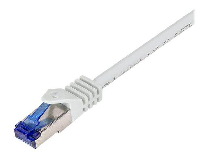 Logilink professional ultraflex - patch cable - rj-45 (m) to rj-45 (m) - 10 m - 6 mm - s/ftp - cat 7 (cable) / cat 6a (connectors) - halogen-free, molded, snagless - grey, ral 7035-null