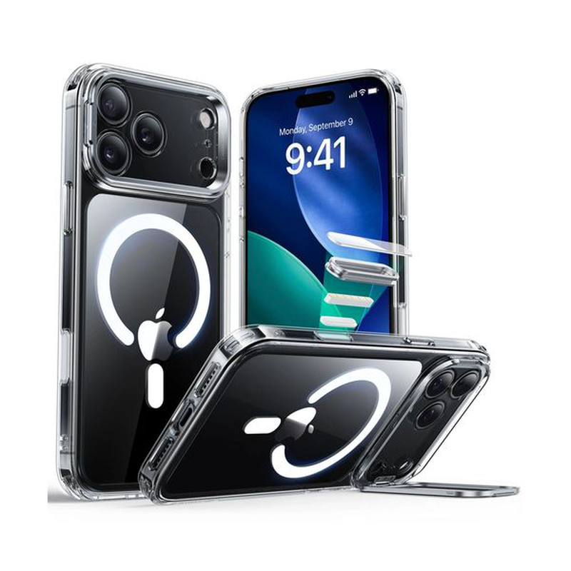 Esr classic hybrid kickstand MagSafe apple iPhone 17 pro max clear, , medium-null