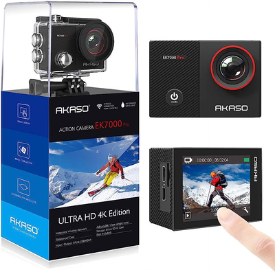 Akaso action camera 4k30fps 20mp ek7000 pro
