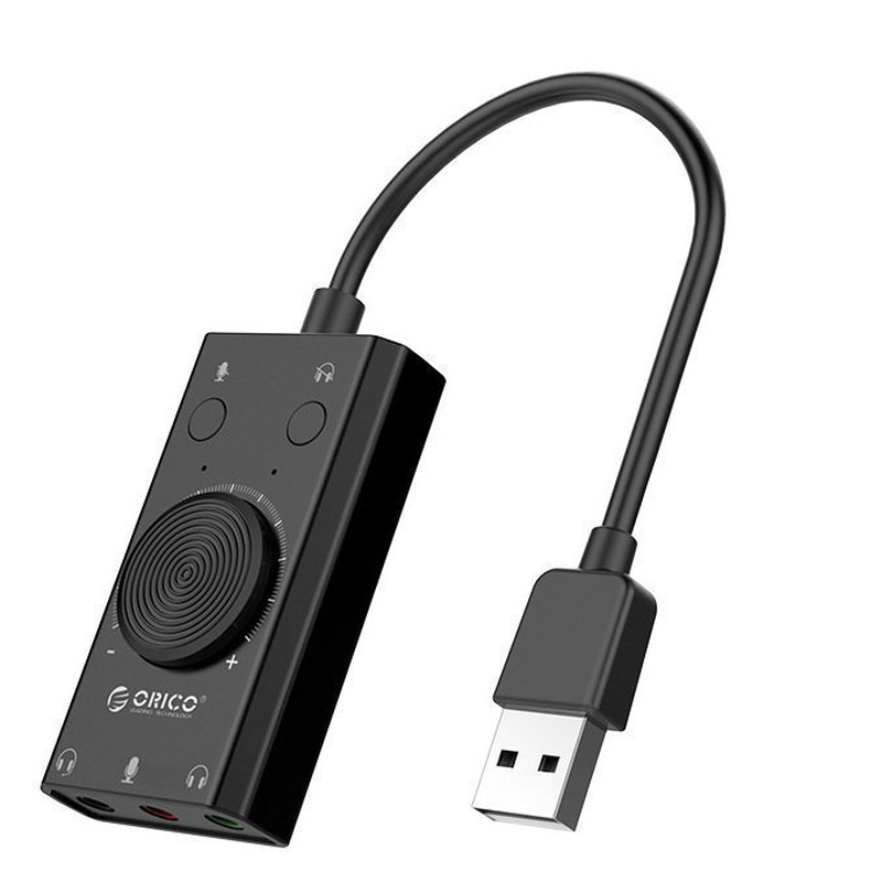 Orico converter USB-a to sound card with volume sc2, , medium-null