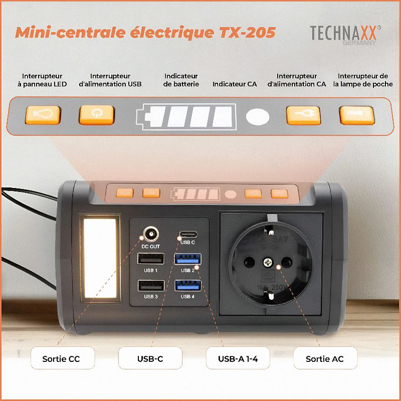 Technaxx mini power station tx-205, , medium-null