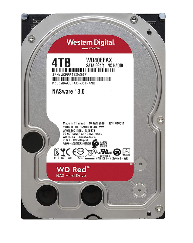Wd 4TB red nas internal HDD-null