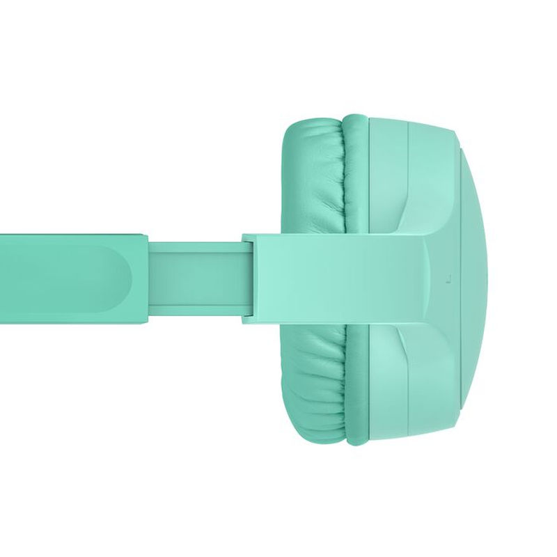 Belkin soundform mini kids wireless on-ear headphones 85db volume limit bluetooth 5.0 30h built-in mic mint-null