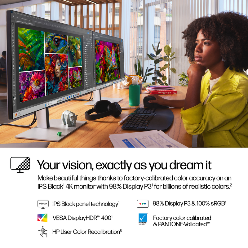 Hp series 7 pro 727pk 27" monitor ips hdr400 3840x2160, , medium-null