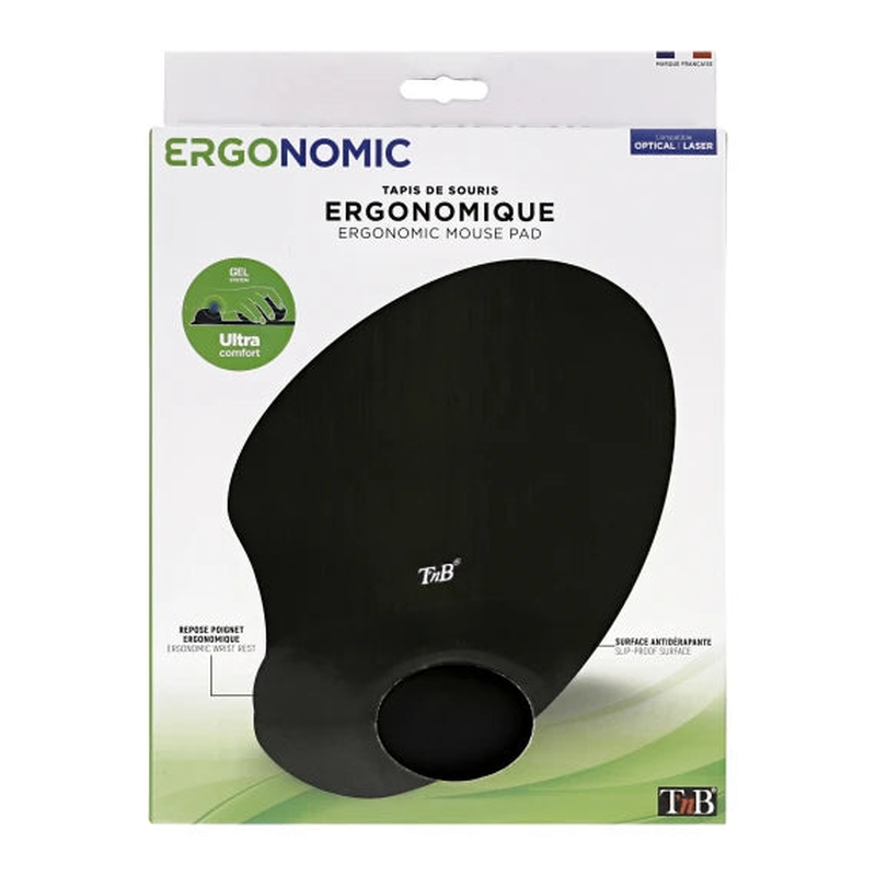Product image: Tnb gel system mouse pad with wrist rest, , medium-null
