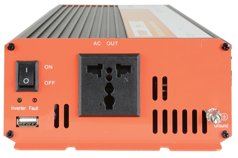 Product image: Mercury inverter pure sinewave 12vdc 1000w USB 652.104uk, , medium-null