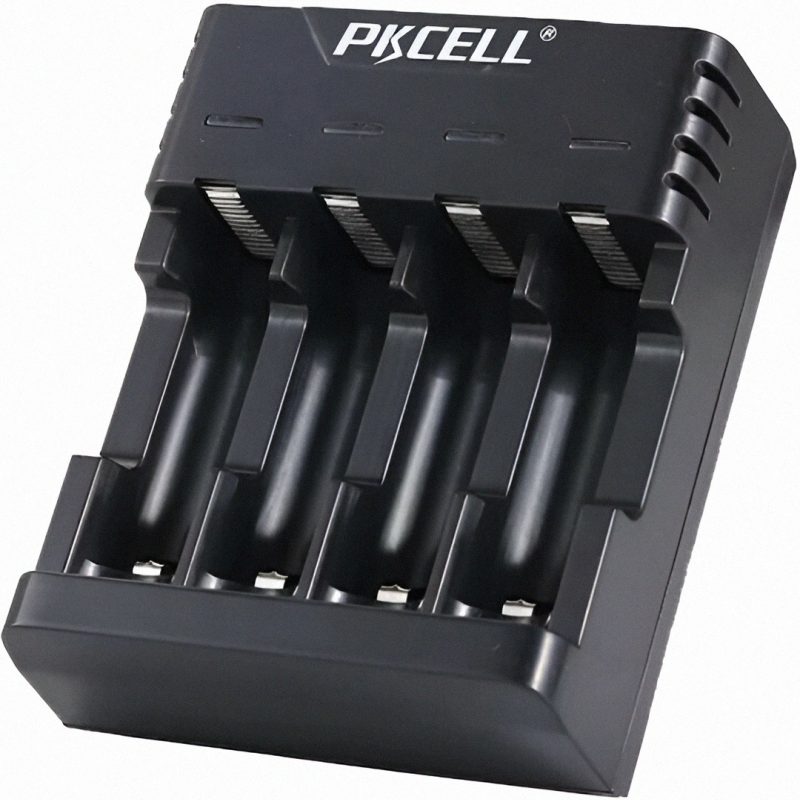 Product image: Pkcell USB φορτιστής 4 μπαταριών li-ion/ni-mh μεγέθους aa/aaa, , medium-null