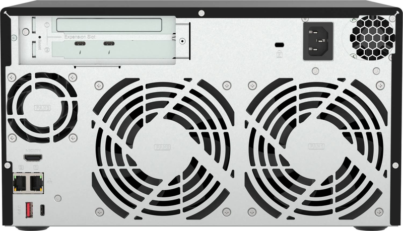 Qnap TVs-h874t-i9-64G 8-bay thunderbolt 4 quts hero nas Intel Core i9-12900 64GB ddr4 dual 2.5GBe HDMI diskless-null