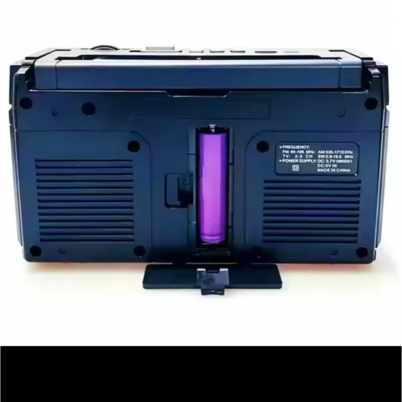 Επαναφορτιζόμενο φορητό ραδιόφωνο golons bluetooth /fm radio, , medium-null