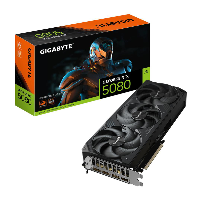 Gigabyte RTX 5080 windforce oc sff 16GB, , medium-null