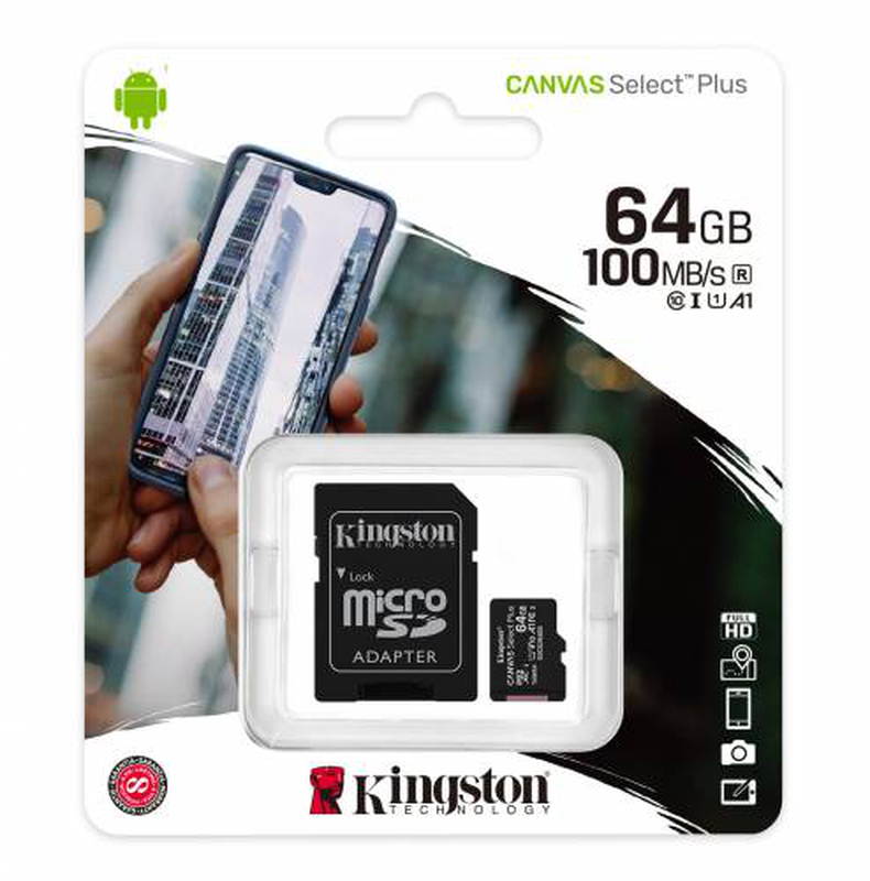 Kingston Micro SD 64GB, , medium-null