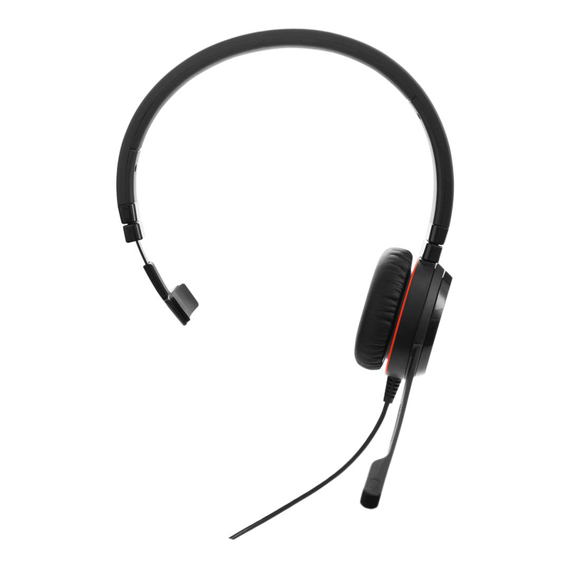Jabra evolve 30 II uc mono 5393-829-309 wired on-ear office headset USB-a 3.5mm noise-cancelling mic black-null