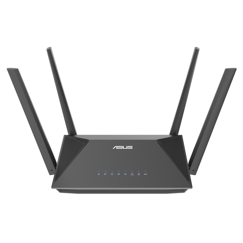 Asus rt-ax52 pro ax3000 dual-band Wi-Fi 6 router 3000mbps 4x gigabit aimesh ofdma 1024-qam vpn black-null