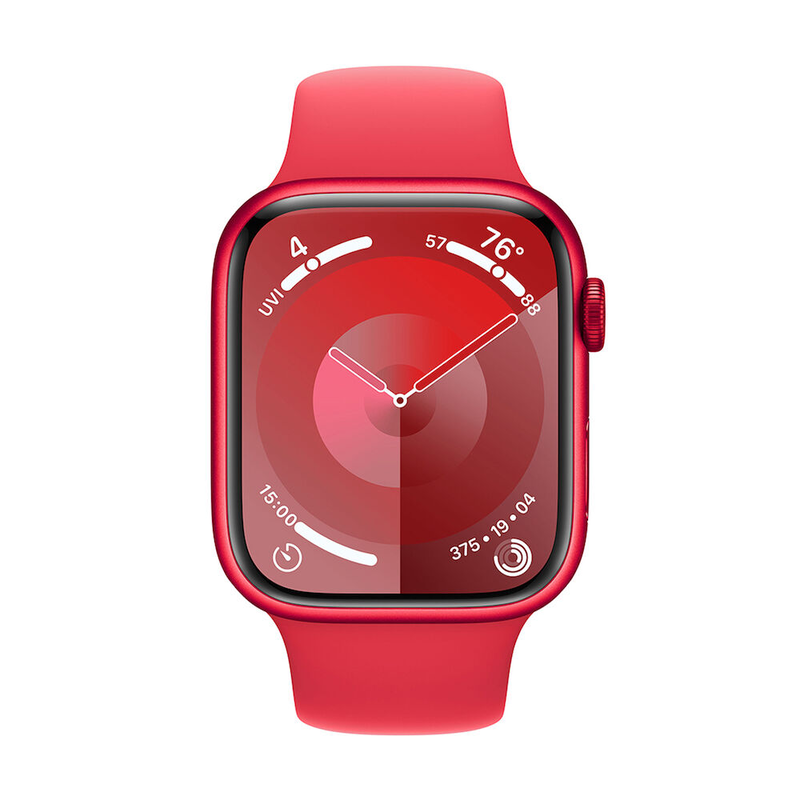 Apple watch series 9 GPS 45mm product red aluminum case with product red sport band - m/l-null