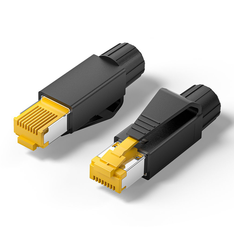 Vention network connectors cat6a ftp shock-resistant modular plug idob0-10 (10-pack), , medium-null