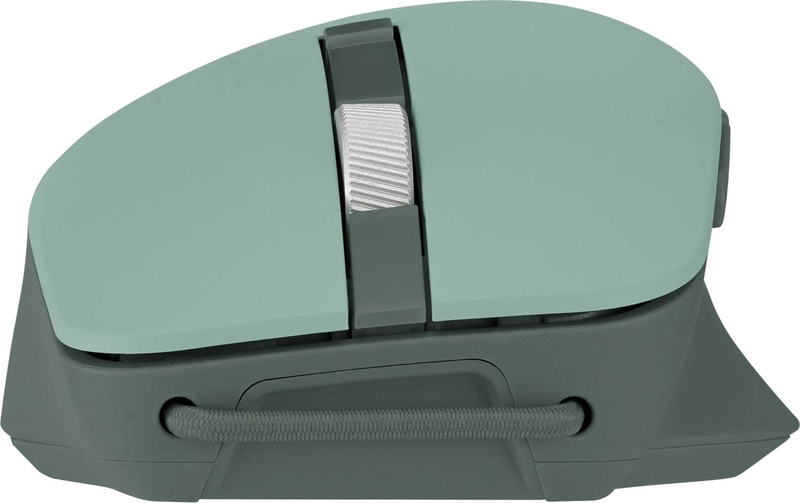 Asus smarto md200 silent plus wireless mouse dual-mode bluetooth 5.0 2.4GHz 3 devices 4200 dpi silent green tea latte-null