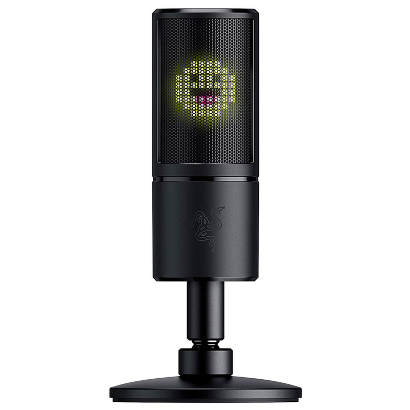 Razer seiren emote hypercardioid condenser microphone shock resistance USB microphone-null