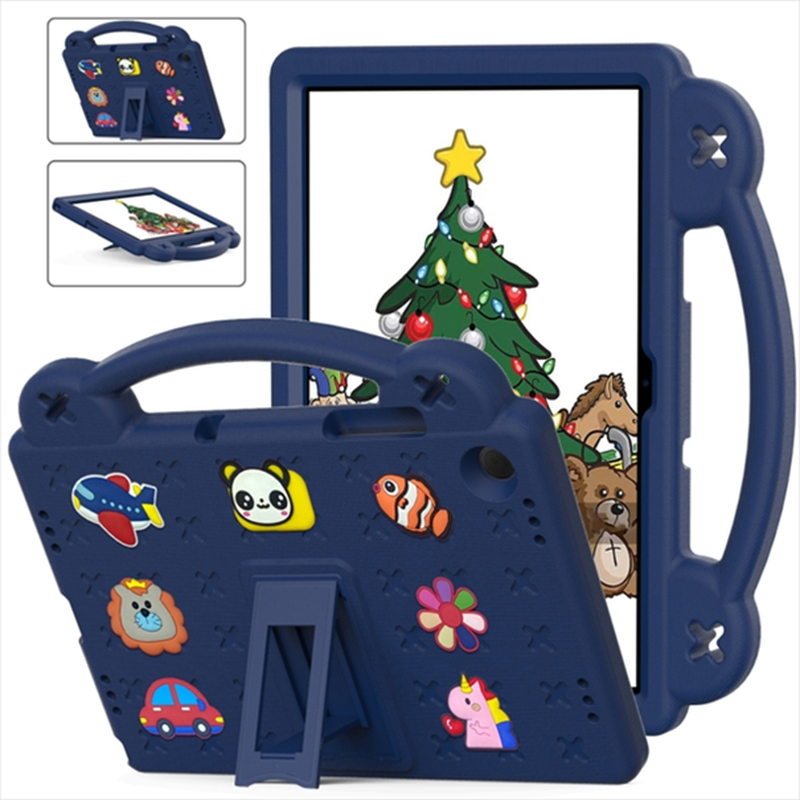 Kids protective shockproof case samsung tab a9+ x210 x216 11inch navy blue, , medium-null