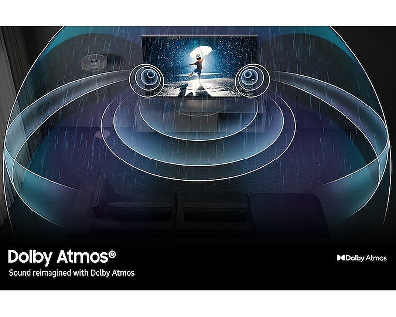 Samsung τηλεόραση 98" 4k QLED qe98q80catxxh, , medium-null