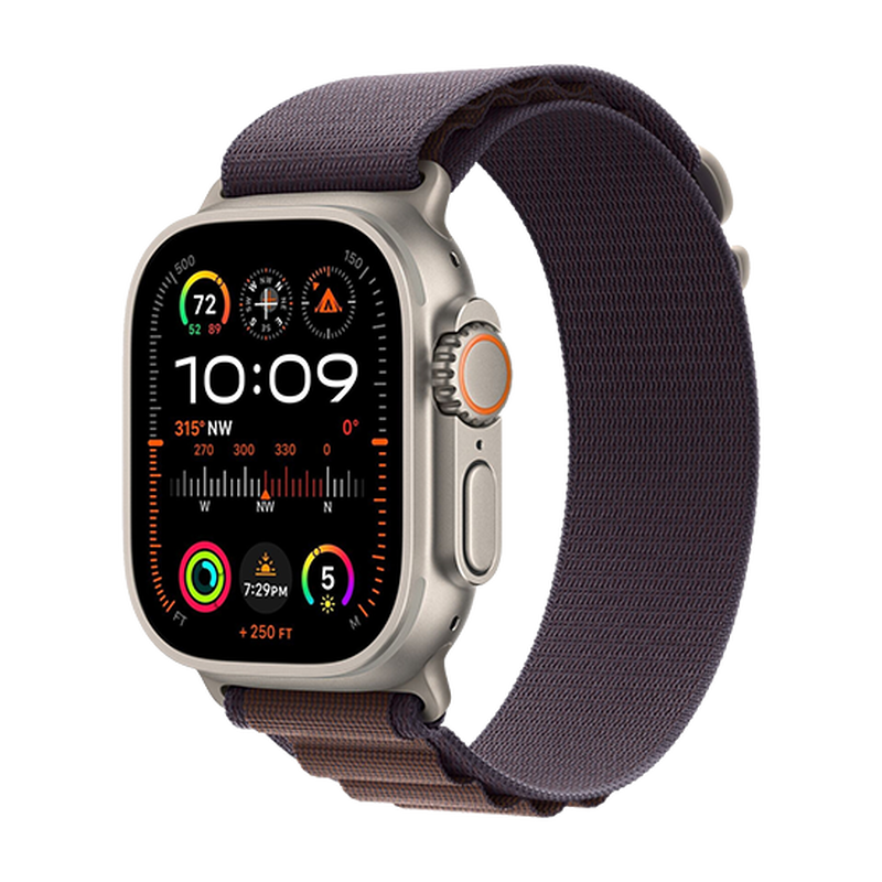Product image: Apple watch ultra 2 lte 49mm natural titanium case with alpine loop l-null