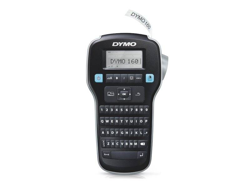 Dymo labelmanager 160 label maker | qwerty | d1 6/9/12mm | black, , medium-null