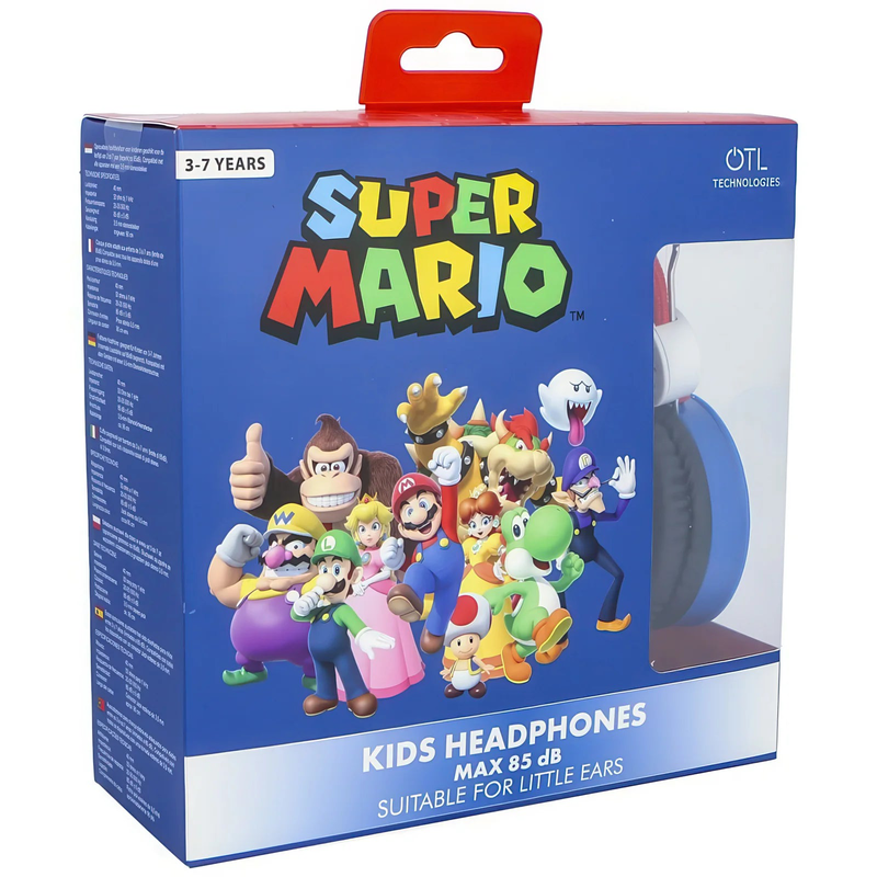Super mario bros core kids headphones, , medium-null