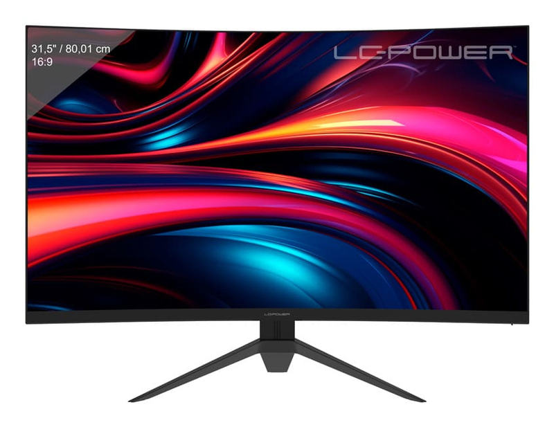Lc-power lc-m32qc 31.5" monitor va curved 180hz freesync premium qhd 2560x1440-null