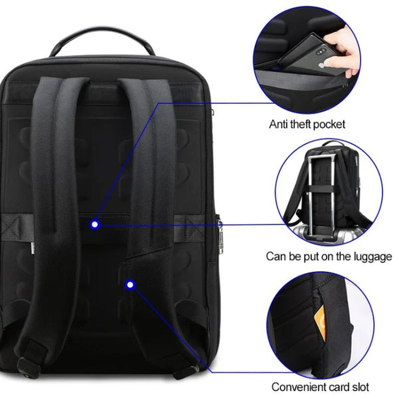 Product image: Bopai equinox expandable business laptop backpack, , medium-null