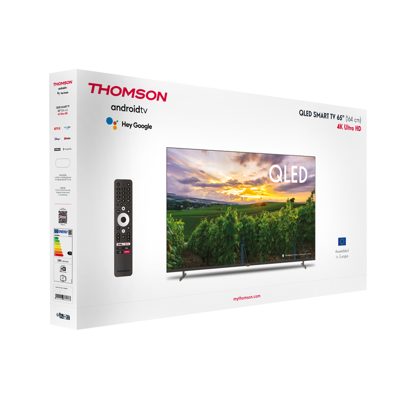 Thomson smart TV 65" 4k QLED 65qa2s13, , medium-null