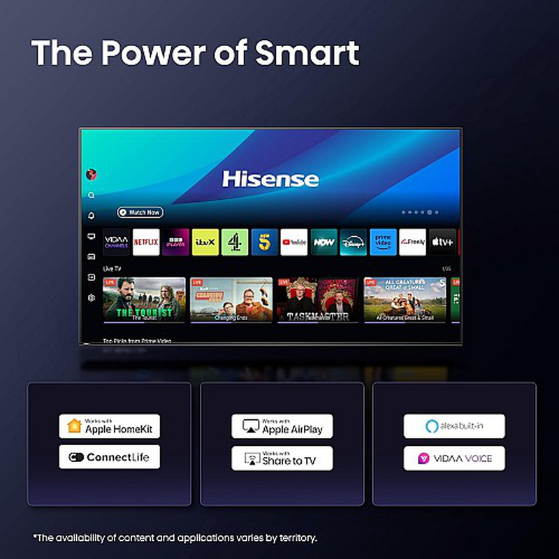 Hisense 50u7q 50'' 4k smart QLED mini led 144hz gaming TV-null