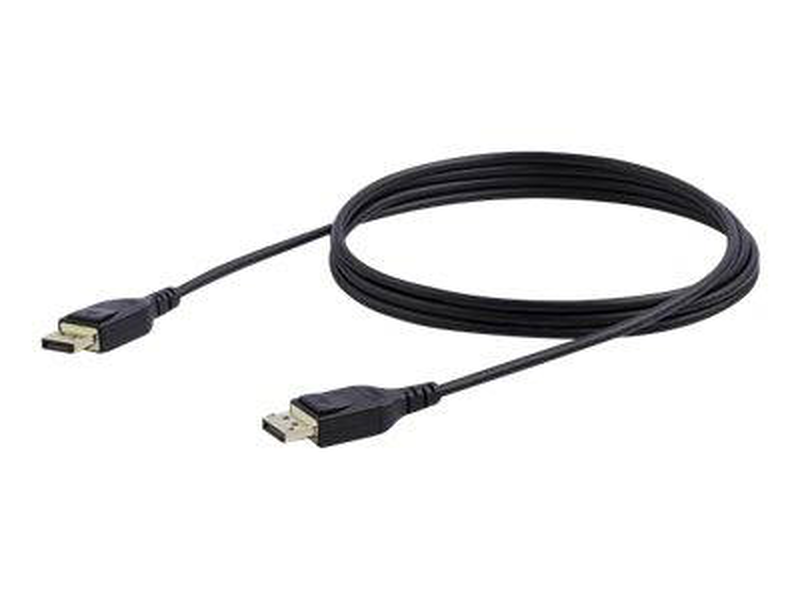 Startech.com 2m 6.6ft displayport 1.4 cable / vesa certified / 8k dp cable / displayport cable / displayport (m) latched to displayport (m) latched / displayport 1.4 / 2 m / 8k support / black, , medium-null